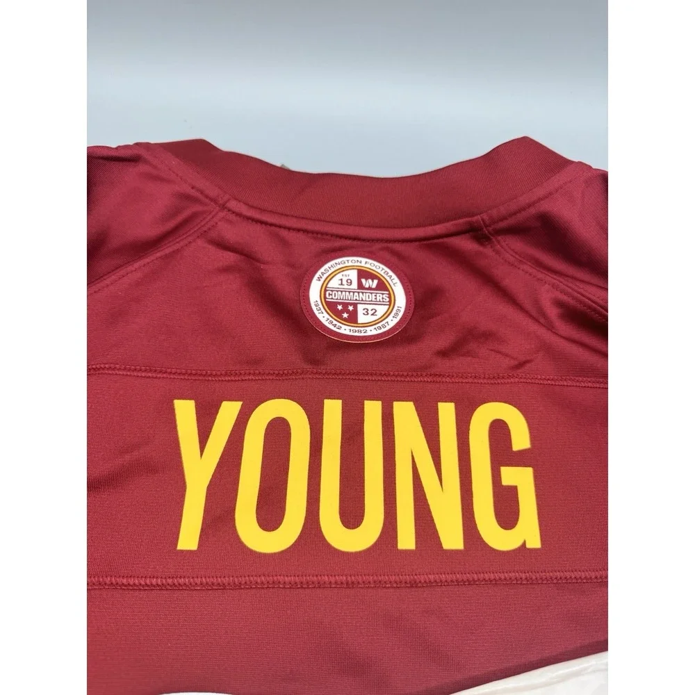 Nike Washington Commanders Chase Young #99 Home Red Game Jersey Men's L